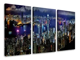 obraz-tryptyk-hong-kong-tryptyki-90x50