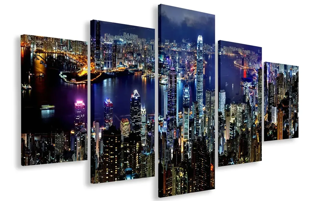 obraz-gigant-hong-kong-150x100-plotno