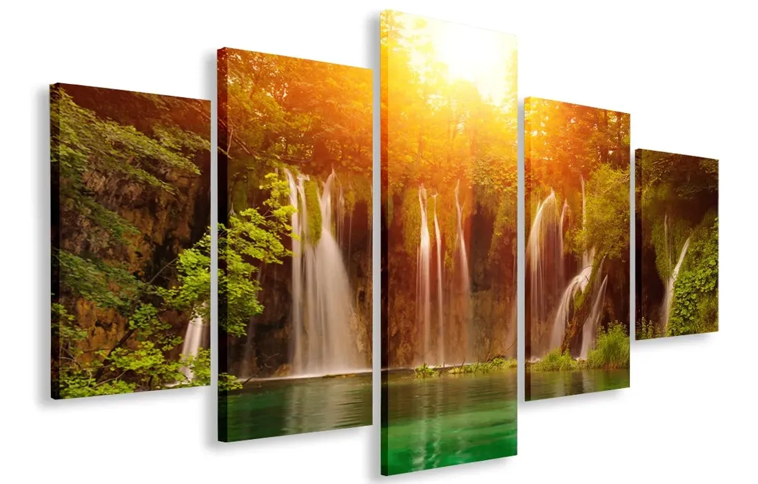 obraz-gigant-staw-wodospad-150x100-plotno