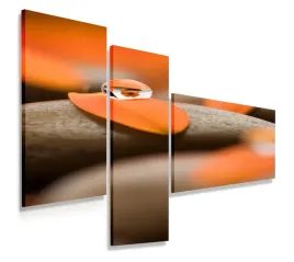 obraz-tryptyk-150x100-kamienie-krople-nowoczesny
