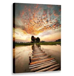 obraz-pionowy-pomost-zachod-80x120-w-pionie