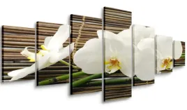 obraz-do-salonu-orchidea-bambusy-210x100-wielki
