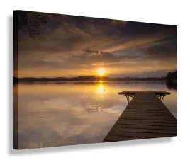 obraz-pomost-zachod-slonca-obrazy-canvas-40x30