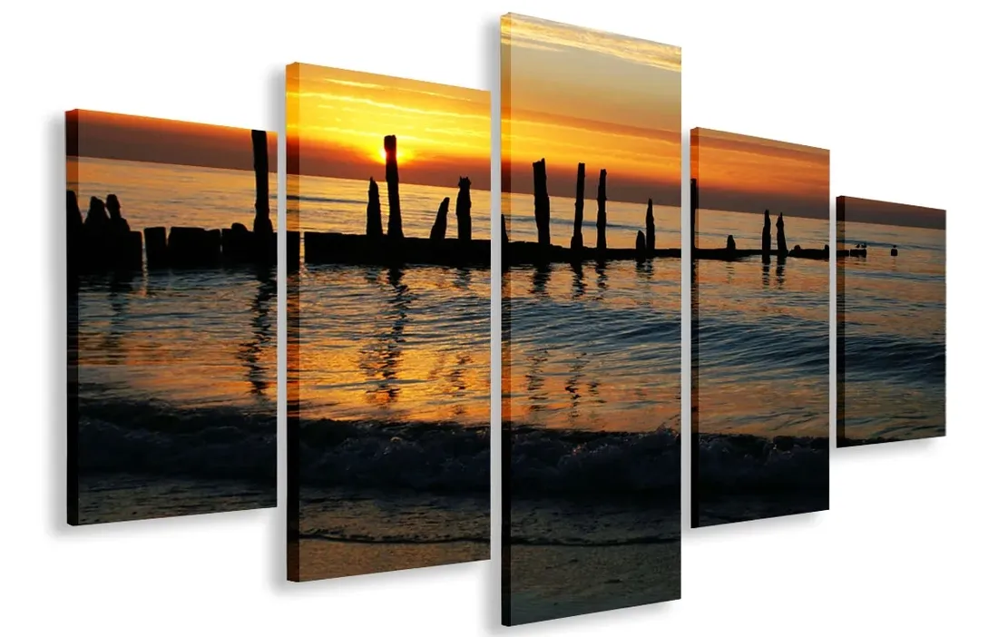 obraz-obrazy-plaza-slonce-125x70-plotno