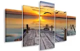 obraz-obrazy-pomost-slonce-125x70-plotno