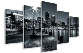 obraz-obrazy-miasto-noca-125x70-plotno