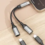 adapter-dudao-l13c-2w1-usb-c-szary-marka-dudao