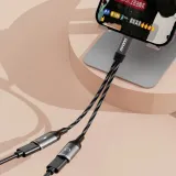 adapter-dudao-l13c-2w1-usb-c-szary-marka-dudao