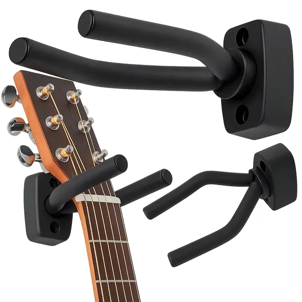 WIESZAK HAK GITAROWY ŚCIENNY UCHWYT DO GITARY UKULELE ELEKTRYCZNA KLASYCZNA