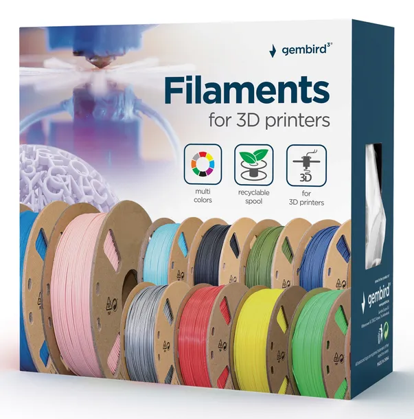 gembird-filament-pla-czerwony-3dppla1-7501r-producent-gembird