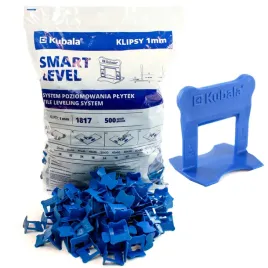 kubala-1817-system-poziomowania-klipsy-1mm-500-sztuk