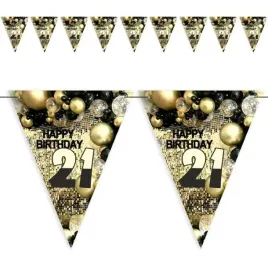 baner-flagi-21-urodziny-balony-zloto-kremowo-czarne-36-m