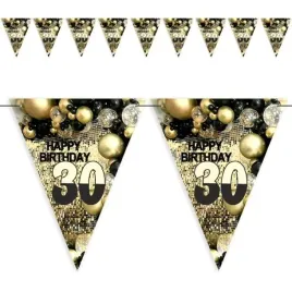 baner-flagi-30-urodziny-balony-zloto-kremowo-czarne-36-m
