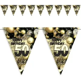 baner-flagi-50-urodziny-balony-zloto-kremowo-czarne-36-m