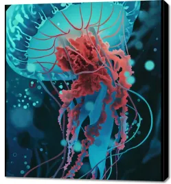 obraz-90x100cm-meduza-tanczaca-z-wodami