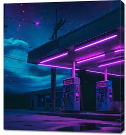 obraz-90x100cm-moc-neonowej-nocy