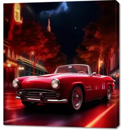 obraz-90x100cm-motoryzacyjny-wrzask