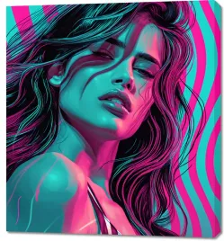 obraz-90x100cm-neonowy-wzrok