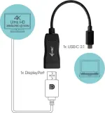 i-tec-adapter-usb-c-do-display-port-4k-60-hz-dlugosc-0-15-m