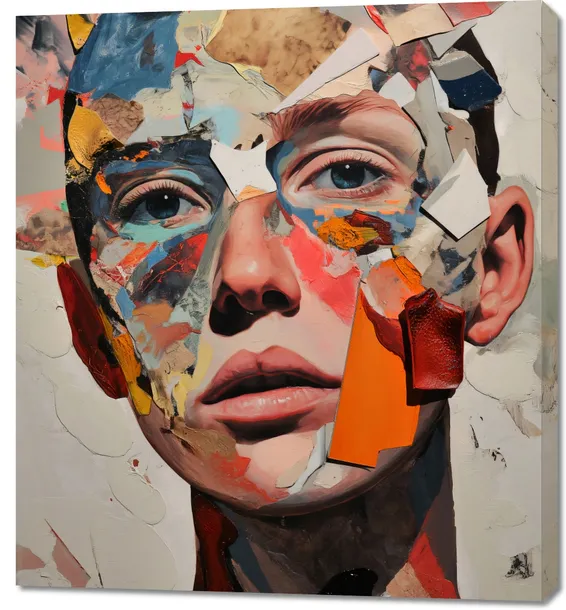 obraz-90x100cm-podzial-samego-siebie