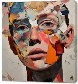 obraz-90x100cm-podzial-samego-siebie