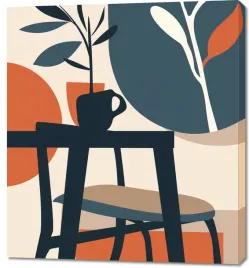 obraz-90x100cm-poranek-w-cieniu-drzew