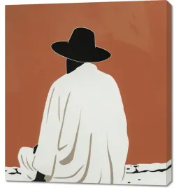 obraz-90x100cm-rozmyslania-w-oddali