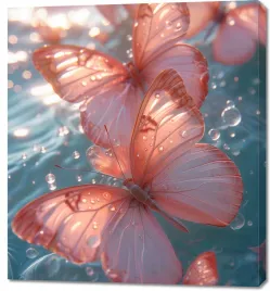 obraz-90x100cm-swietliste-motyle