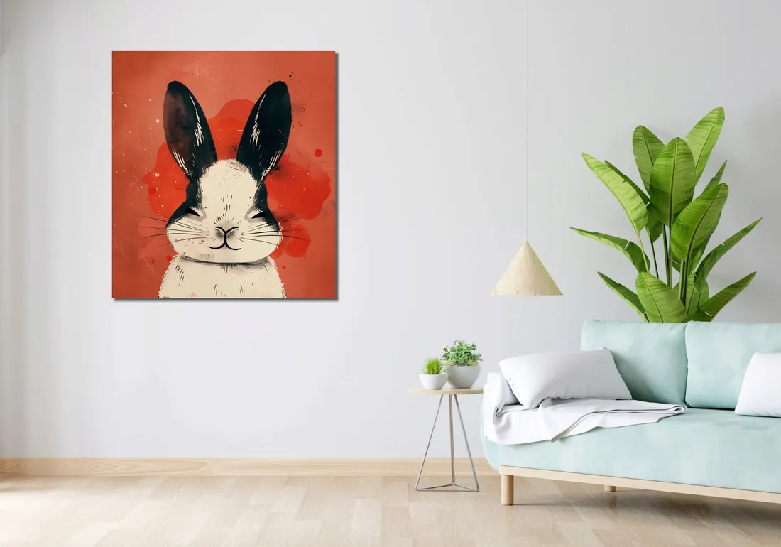 obraz-90x100cm-usmiech