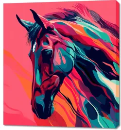 obraz-90x100cm-wieje-wiatr-w-grzywie