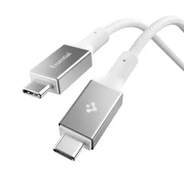 kabel-spigen-essential-eb10015cc-usb-c-usb-c-100w-150cm-bialy