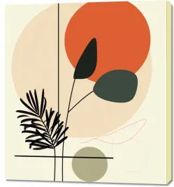obraz-90x100cm-zachod-slonca-nad-oaza
