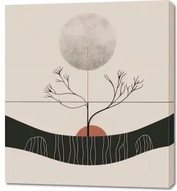 obraz-90x100cm-zimowy-ksiezyc