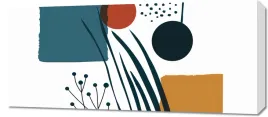 obraz-90x40cm-przerys-nad-trescia