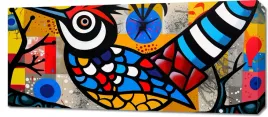 obraz-90x40cm-ptak-na-wznak