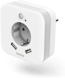 lampka-nocna-z-gniazdem-hama-usb-24-a-2-wyjscia-czujnik-jasnosci