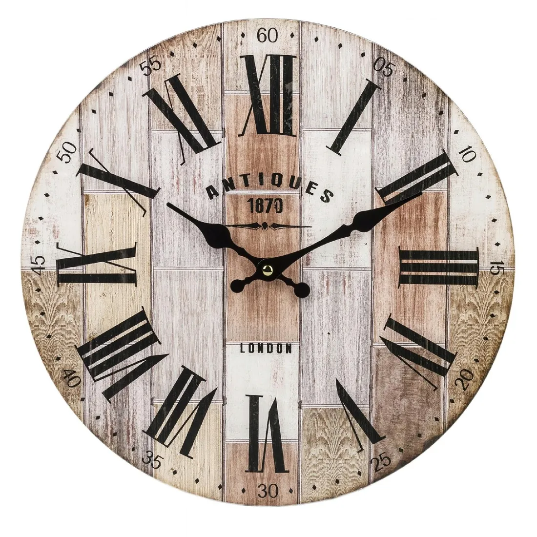 zegar-scienny-szary-brazowy-34cm-retro-stan-nowy