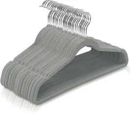 edihome-wieszak-wieszaki-na-ubrania-aksamitne-szare-zestaw-50-sztuk