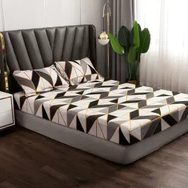 damier-przescieradlo-z-gumka-200-x-200-x-30-cm-czarno-biale-szare