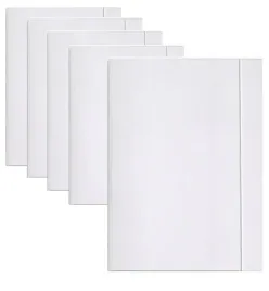 5x-teczka-na-dokumenty-z-gumka-biala-a4-kartonowa-300g