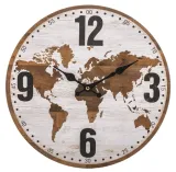 zegar-scienny-mapa-czarny-brazowy-34cm