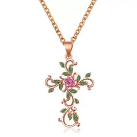 naszyjnik-krzyzyk-rose-gold