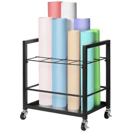 vevor-stojak-na-plany-metalowy-mobilny-z-12-przegrodkami-i-kolkami