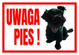 uwaga-pies-sznaucer-tabliczka-ostrzegawcza