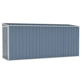 szopa-ogrodowa-mocowana-do-sciany-szara-118x382x178-cm