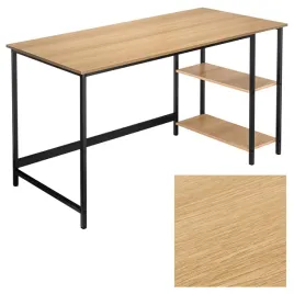 biurko-loftowe-140-cm-z-polkami-komputerowe-metalowe-jasny-dab-duze-loft