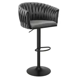 hoker-welurowy-krzeslo-barowe-regulowane-tapicerowane-grafitowe-loftowe
