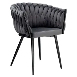 krzeslo-welurowe-velvet-plecione-warkocze-glamour-czarne-nogi-grafitowe