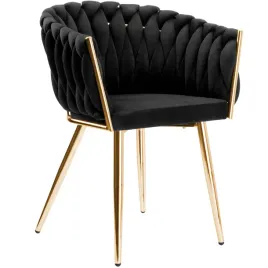 krzeslo-tapicerowane-do-salonu-jadalni-welurowe-velvet-czarne-nowoczesne