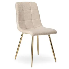 krzeslo-tapicerowane-bezowe-nowoczesne-boucle-teddy-baranek-zlote-nogi